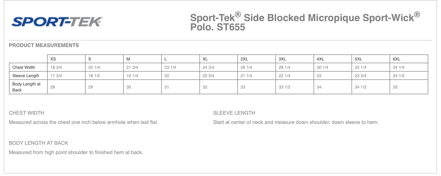 Adult Sport Tek Sport Wick Polo