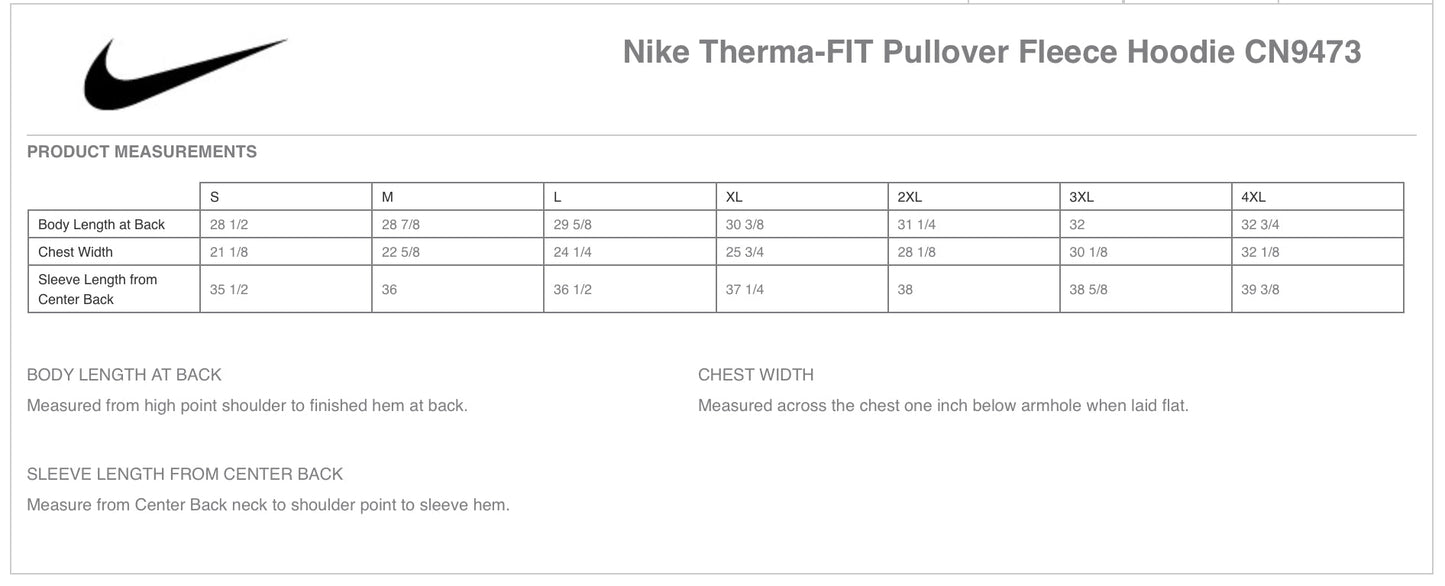 Adult Nike Therma-Fit Pullover Hoodie