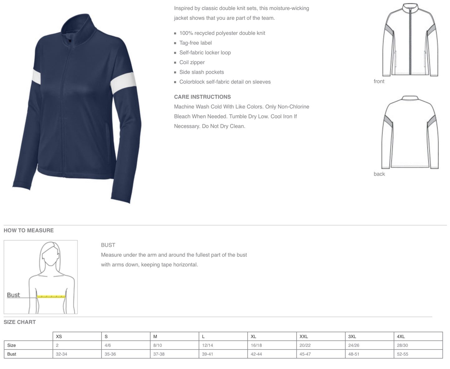 Womens Cheer Warmup Set