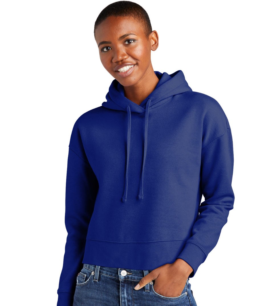 District Women’s V.I.T Fleece Hoodie Heather Black