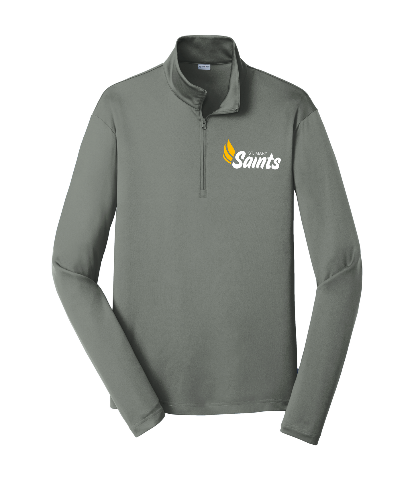 YOUTH GRAY Sport Tek Posi-Charge 1/4 Zip Pullover