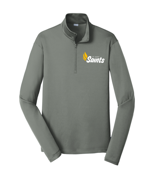 Adult Gray Sport Tek Posi-Charge 1/4 Zip Pullover