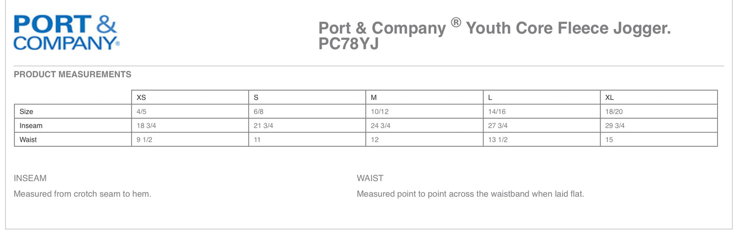 Youth Port & Company Jogger