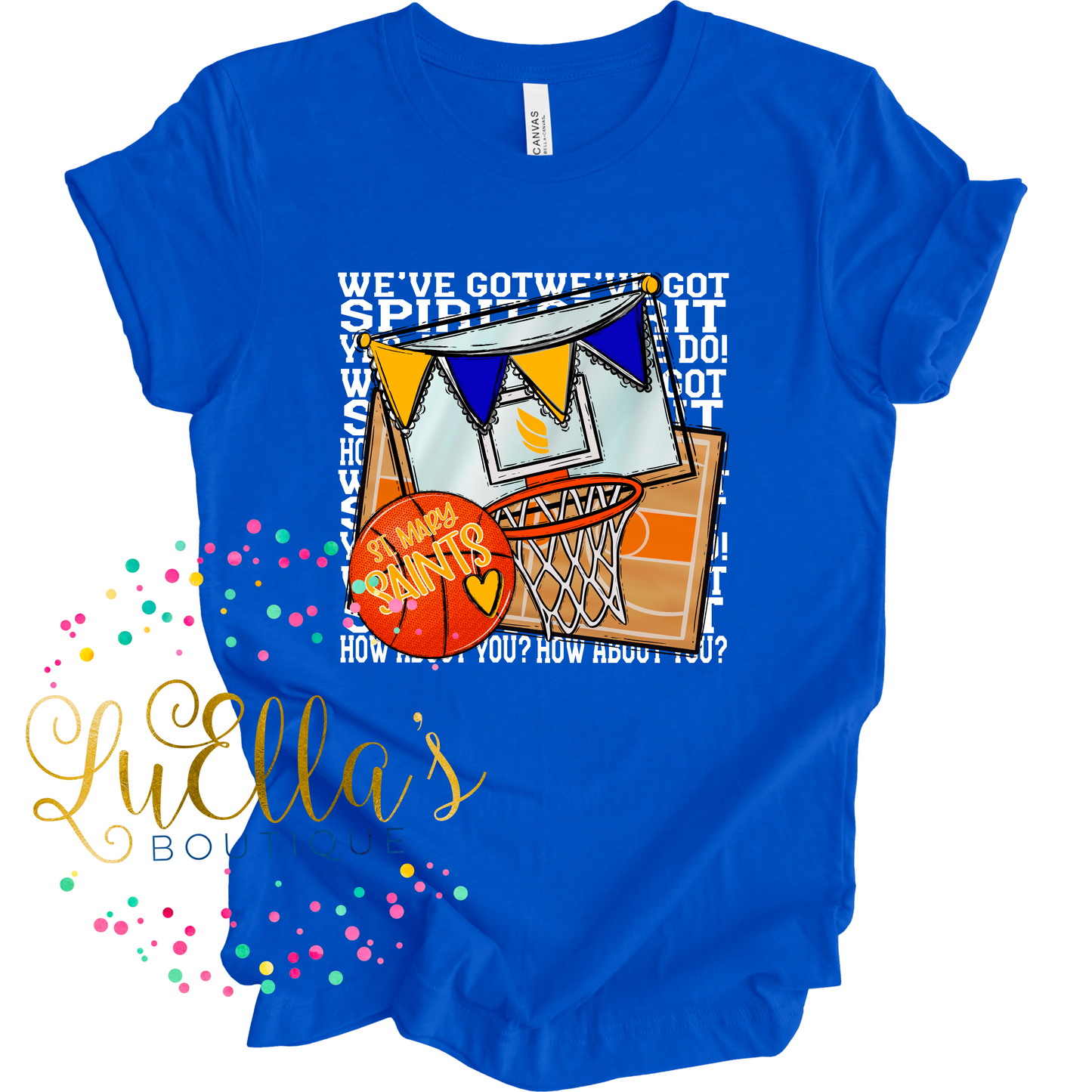 Saints Basketball We’ve Got Spirit