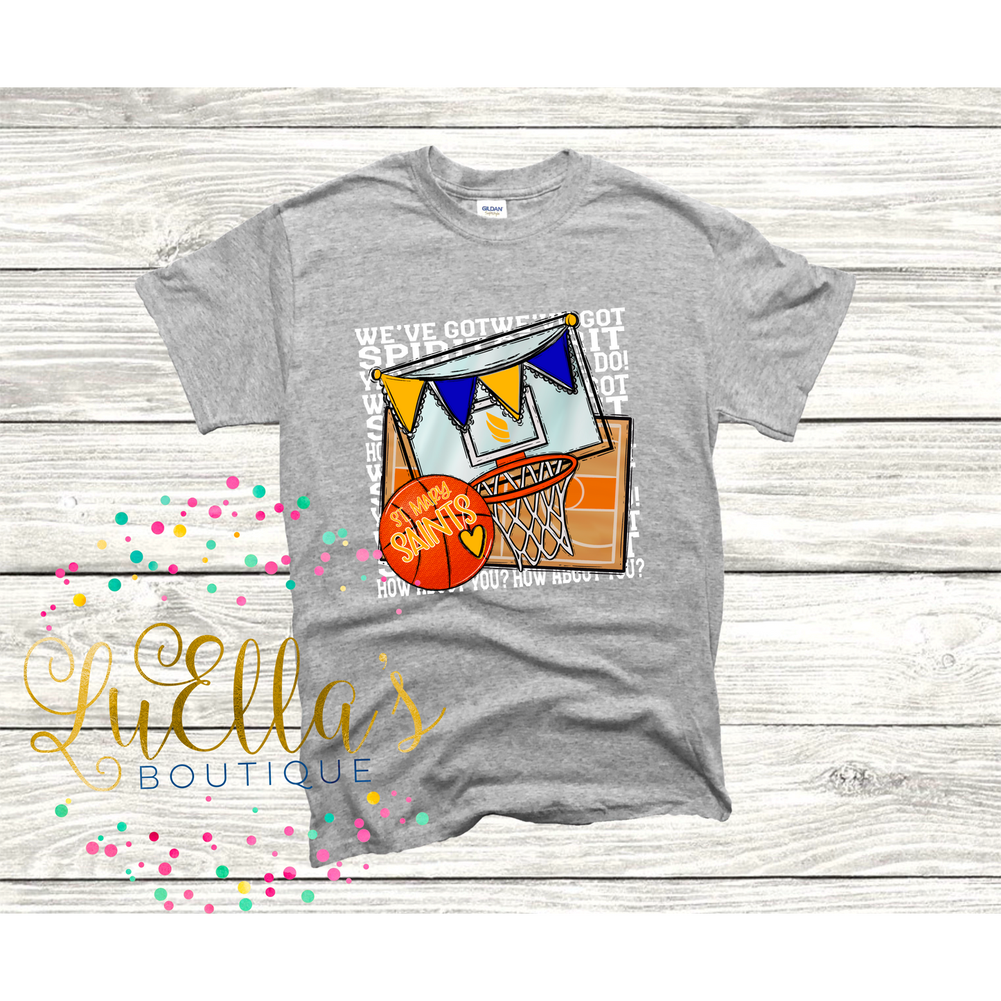 Saints Basketball We’ve Got Spirit