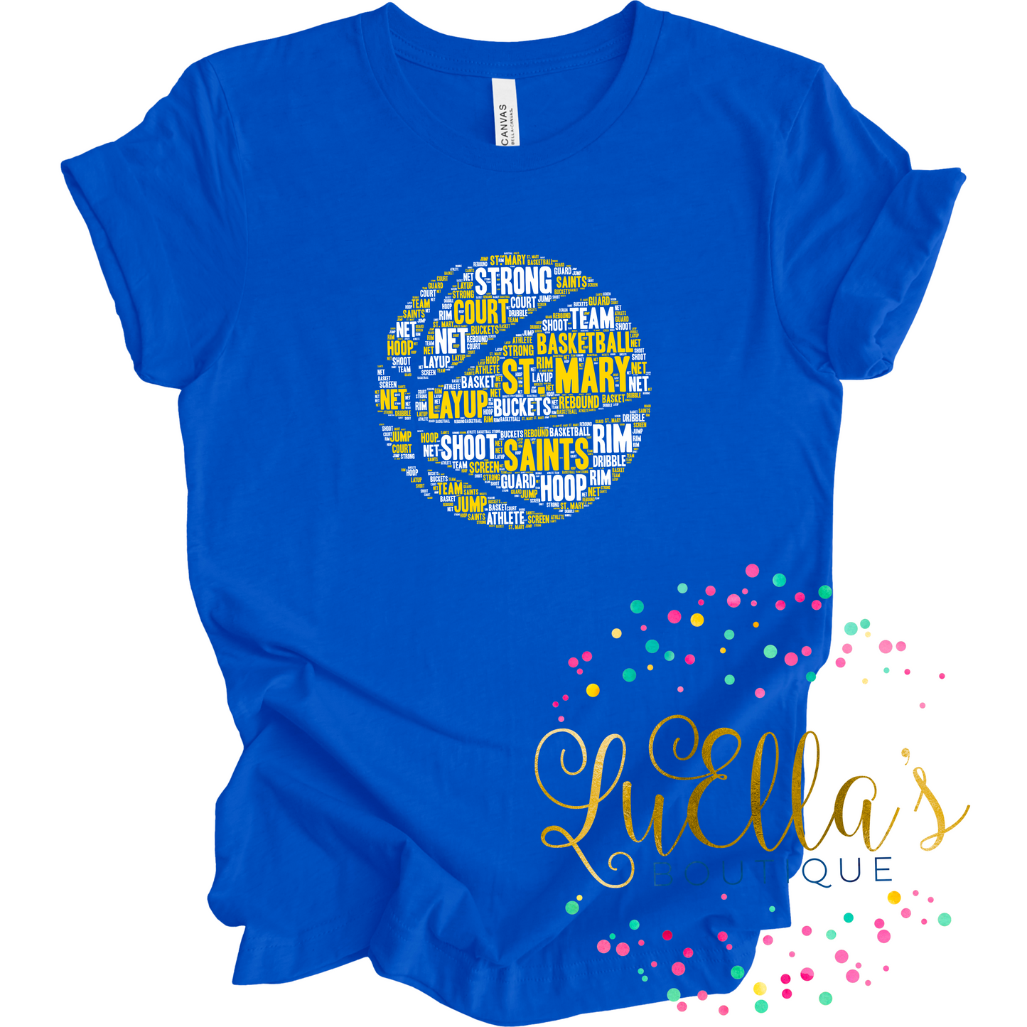 Saints Basketball Words