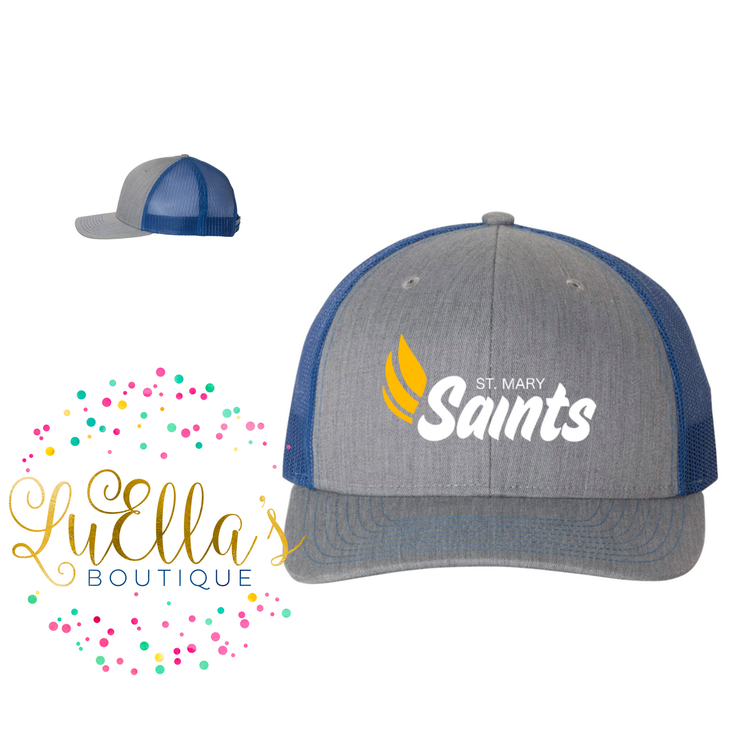 Embroidered Richardson Snap Back Trucker Cap