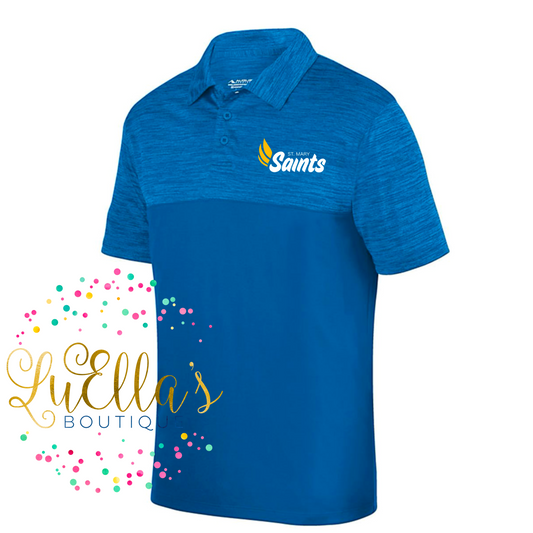 Adult Augusta Two Tone Tonal Polo