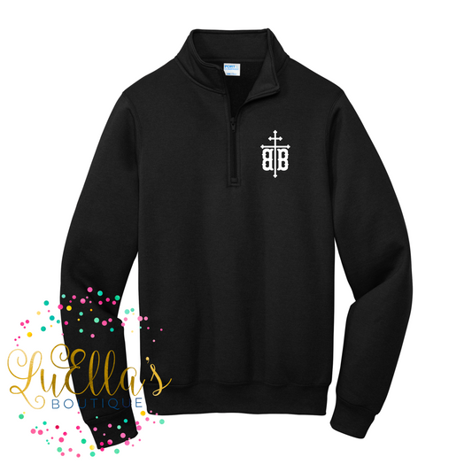 ADULT FLEECE Port & Co 1/4 Zip Sweatshirt