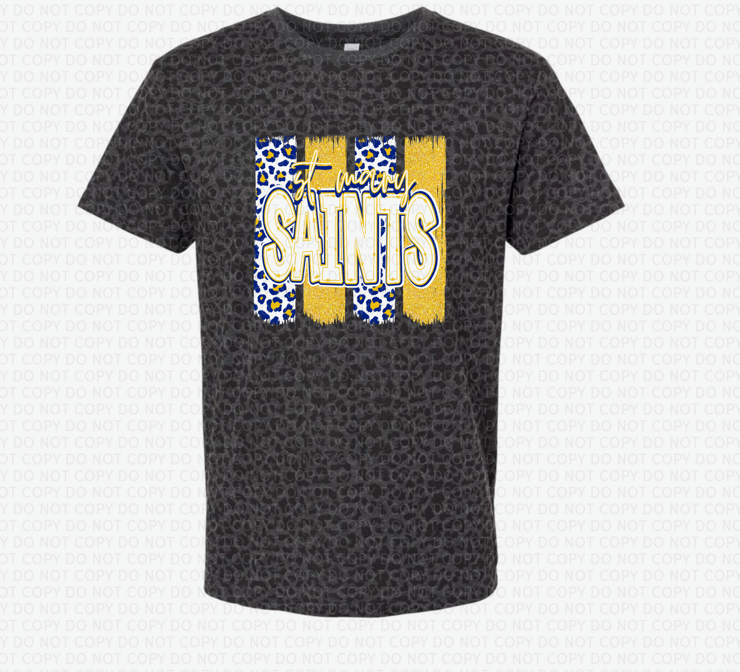 Adult LAT Leopard Fine Jersey Tee