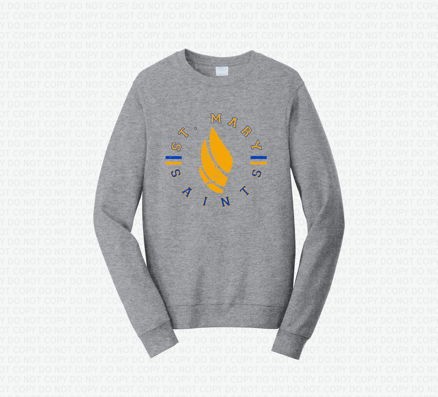 Adult Port & Co Crewneck Sweatshirt: Design 2