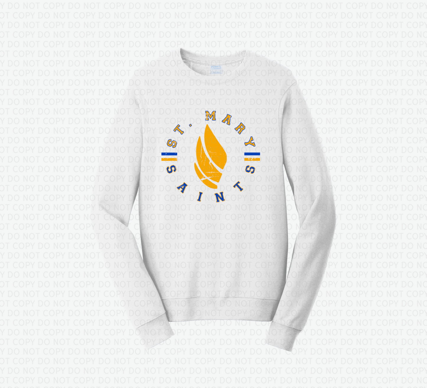 Adult Port & Co Crewneck Sweatshirt: Design 2