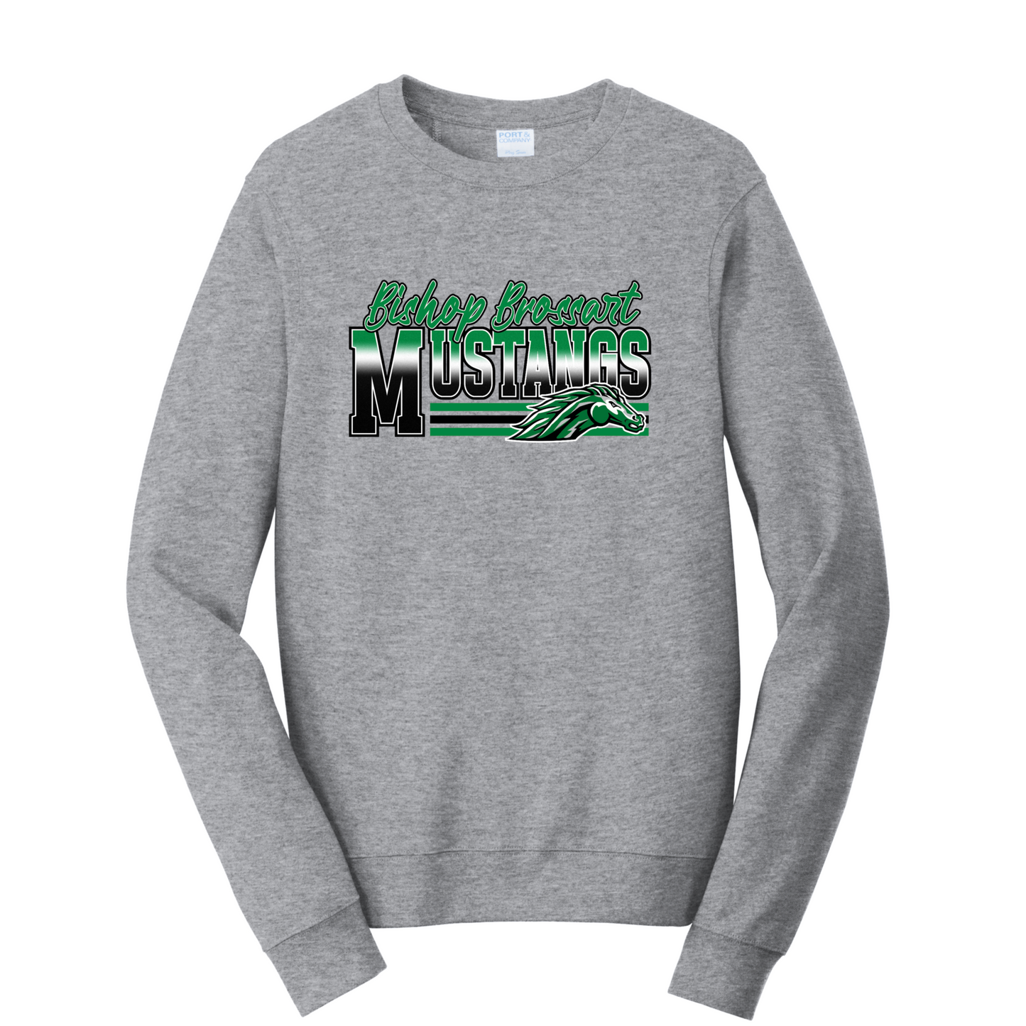 Adult Unisex Fleece Crewneck Sweatshirt: Design 2