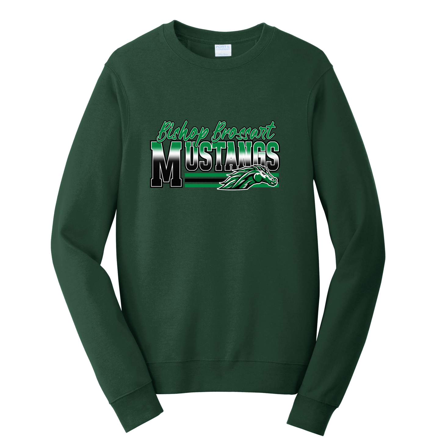 Adult Unisex Fleece Crewneck Sweatshirt: Design 2