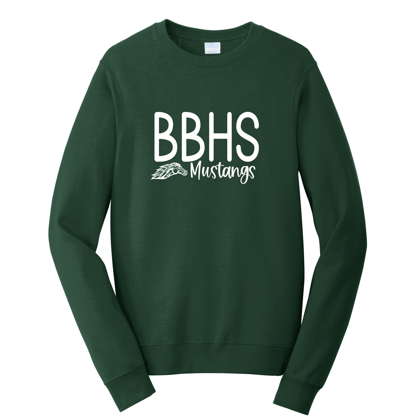 Adult Unisex Fleece Crewneck Sweatshirt: Design 3