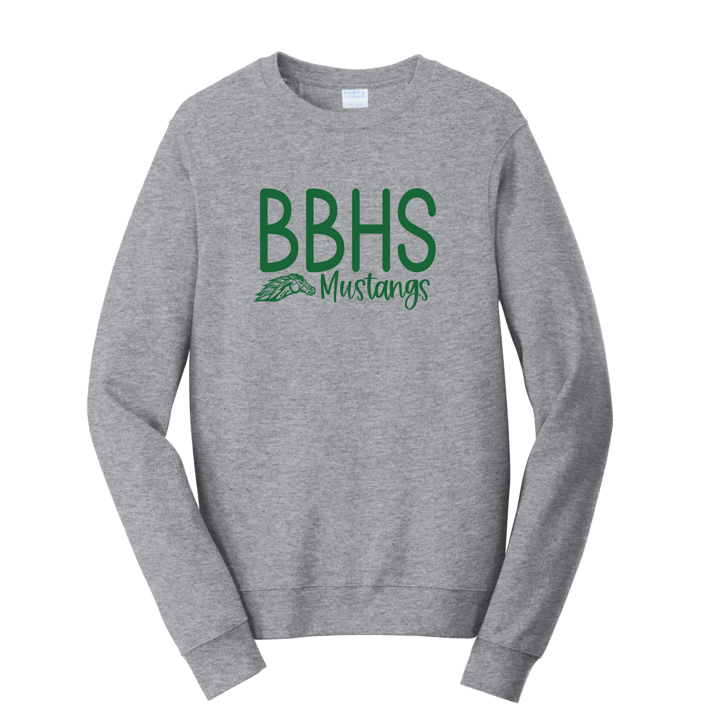 Adult Unisex Fleece Crewneck Sweatshirt: Design 3
