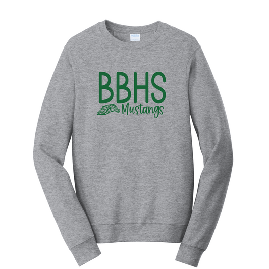 Adult Unisex Fleece Crewneck Sweatshirt: Design 3