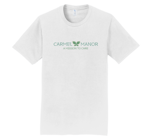 White Adult Port & Co T-Shirt-Design 1