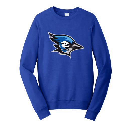 Adult Unisex Fleece Crewneck Sweatshirt: Design 1