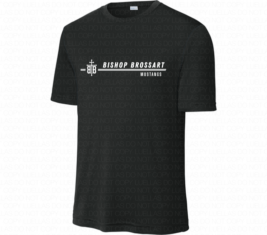 Adult Black Sport Tek PosiCharge Tee Design 3