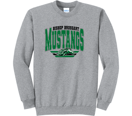 Adult Unisex Fleece Crewneck Sweatshirt: Design 2