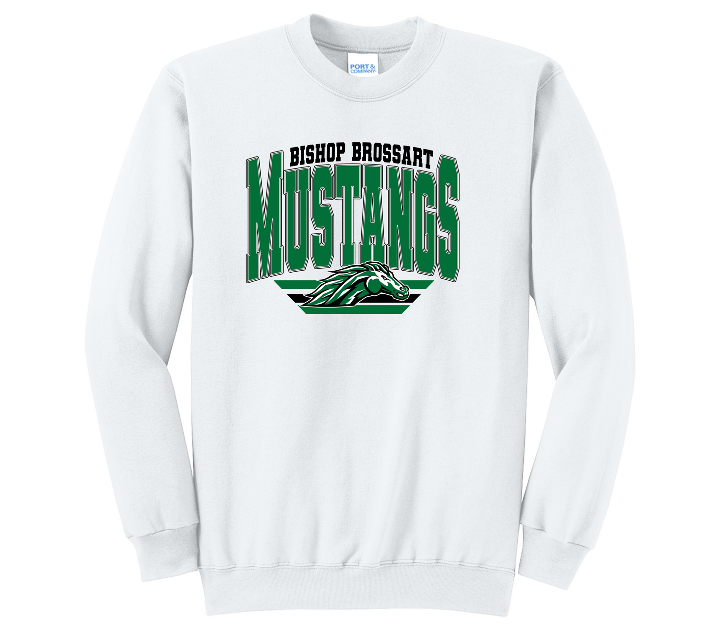 Adult Unisex Fleece Crewneck Sweatshirt: Design 2