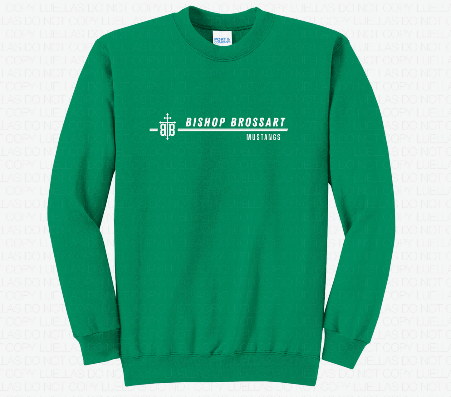 Adult Unisex Fleece Crewneck Sweatshirt: Design 3