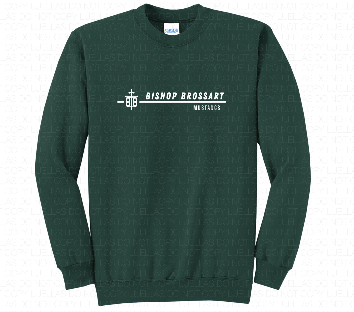 Adult Unisex Fleece Crewneck Sweatshirt: Design 3