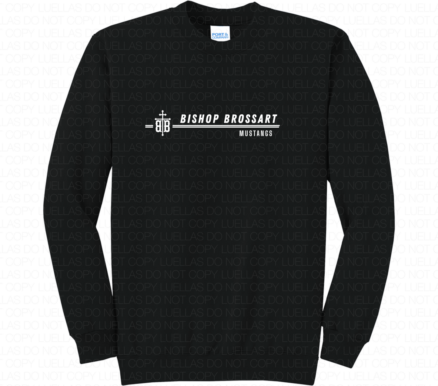 Adult Unisex Fleece Crewneck Sweatshirt: Design 3