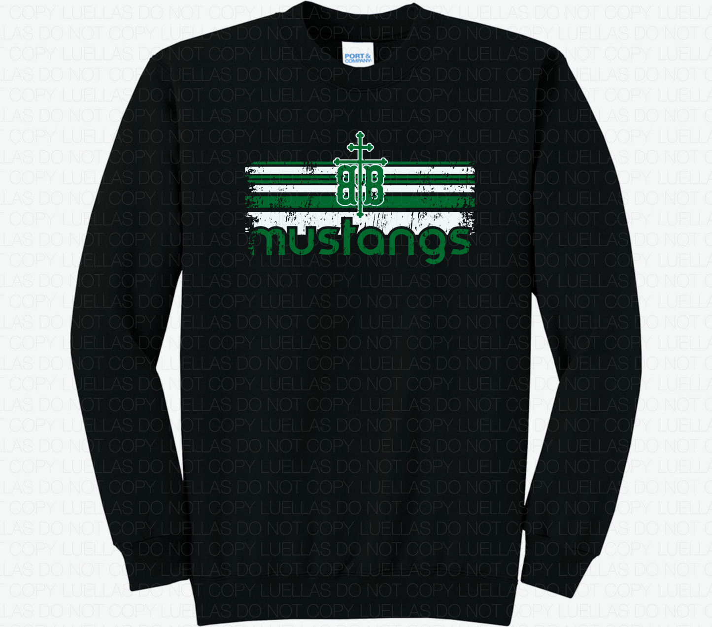 Adult Unisex Fleece Crewneck Sweatshirt: Design 4