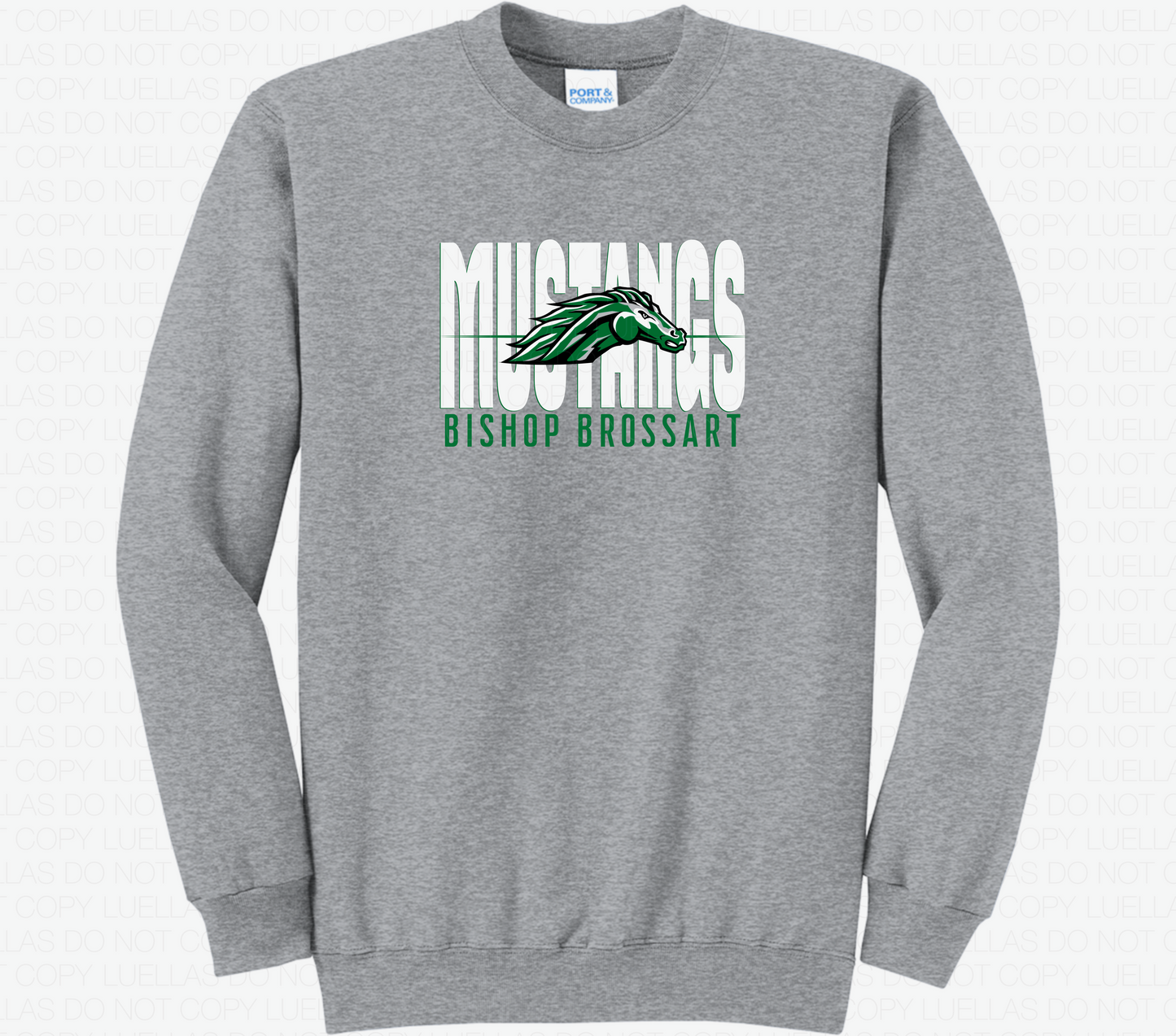Adult Unisex Fleece Crewneck Sweatshirt: Design 5