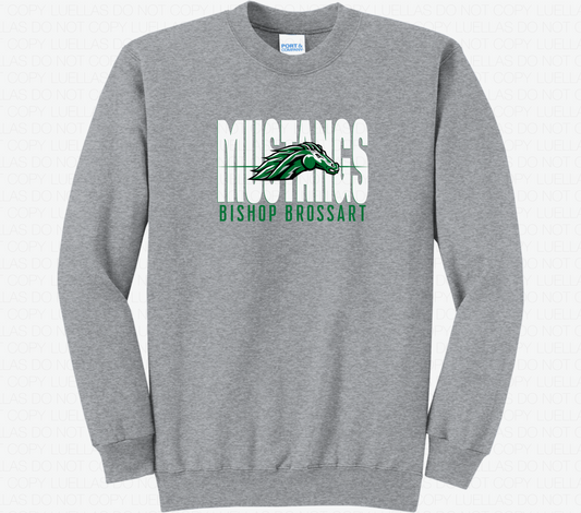 Adult Unisex Fleece Crewneck Sweatshirt: Design 5