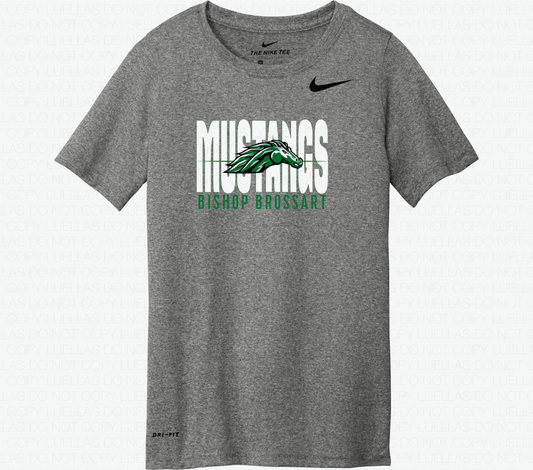 YOUTH Gray Nike Legend Tee