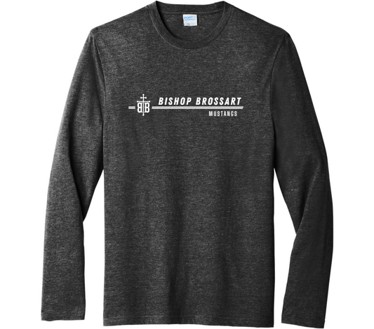 Adult Port & Co Tri-Blend Long Sleeve Tee: Design 2