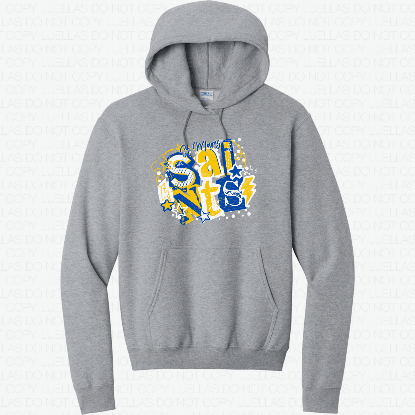 Adult Port & Co Unisex Fleece Hoodie: Design 4