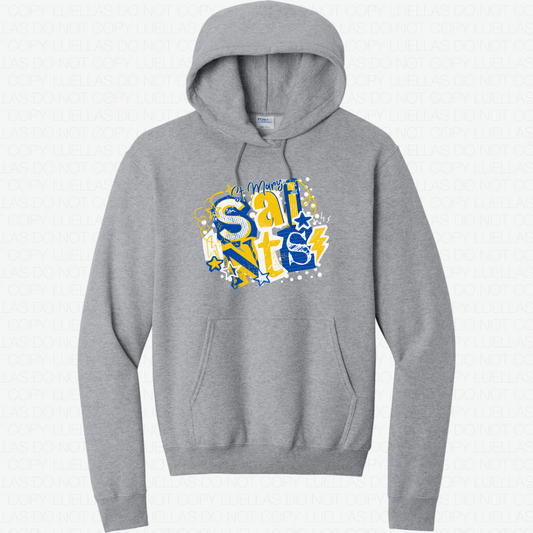 Adult Port & Co Unisex Fleece Hoodie: Design 4