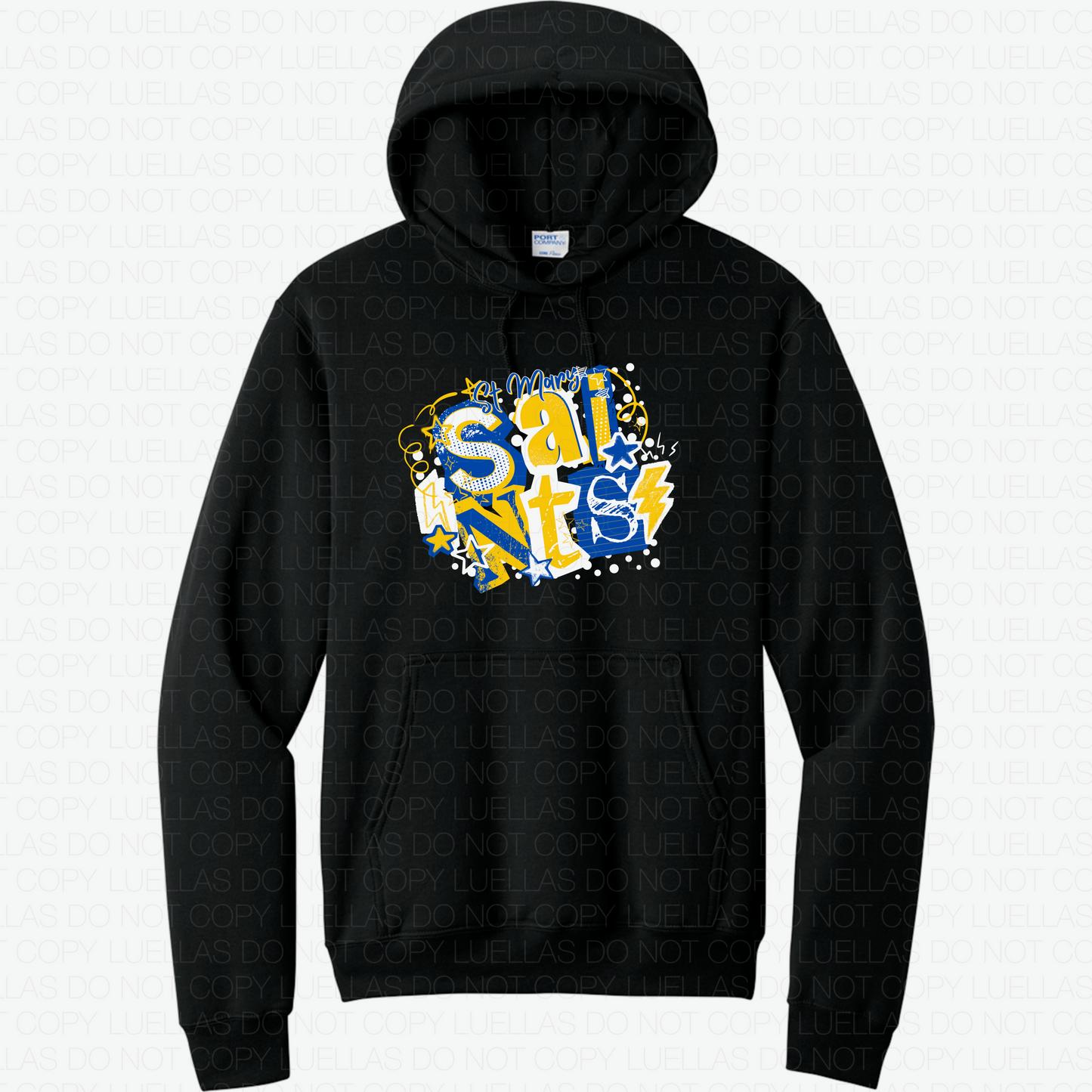 Adult Port & Co Unisex Fleece Hoodie: Design 4