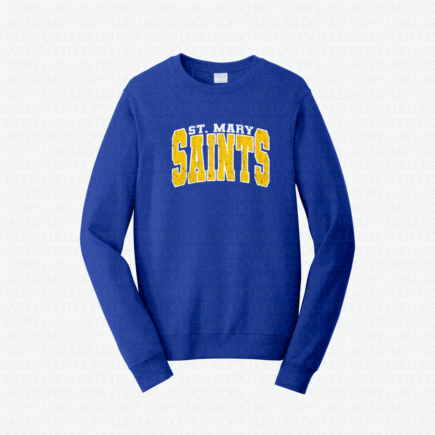 Adult Port & Co Crewneck Sweatshirt: Design 5