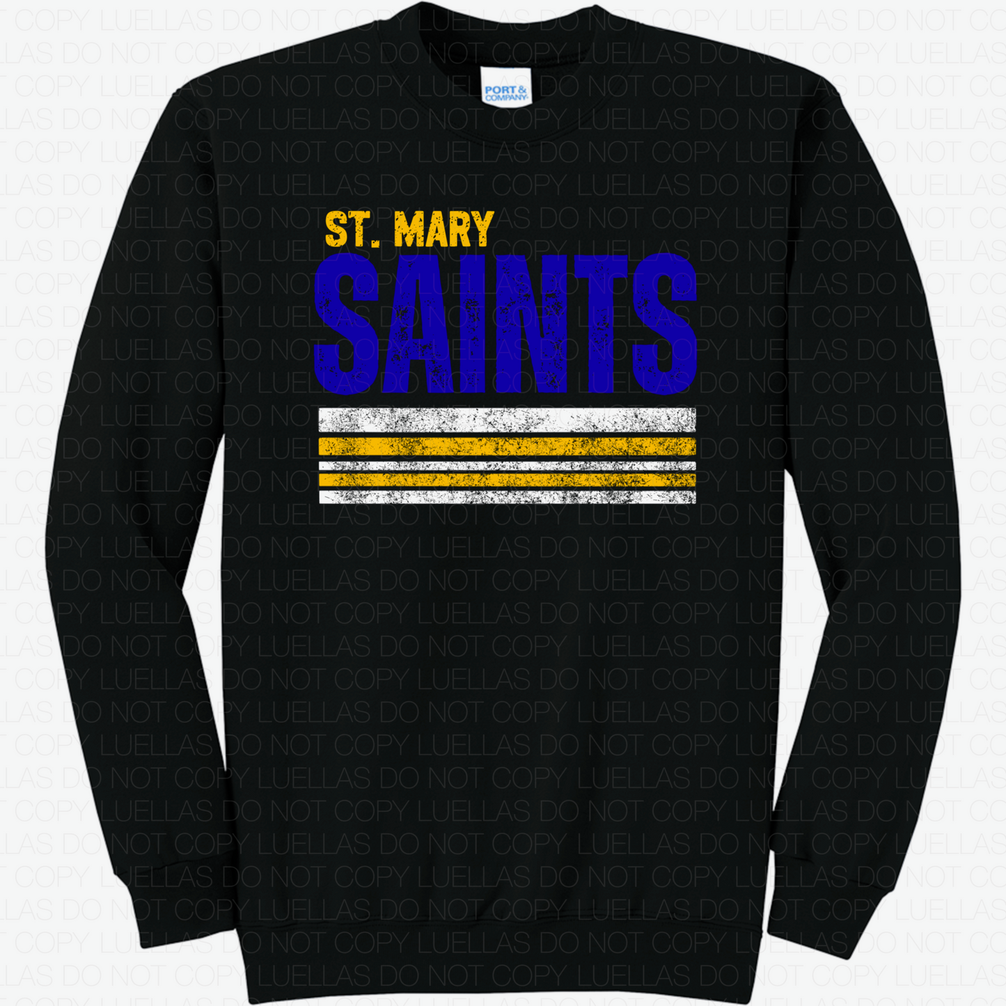 Adult Port & Co Crewneck Sweatshirt: Design 2