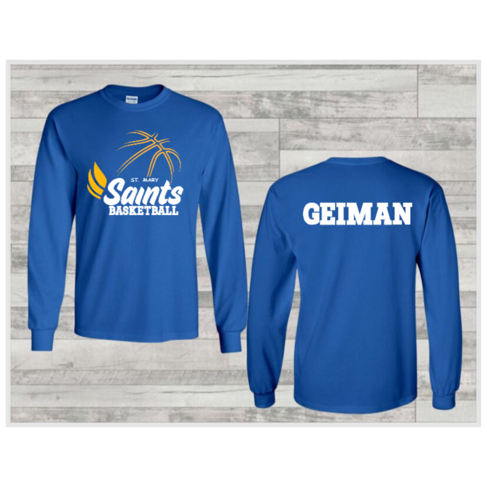Saints Basketball Warm Up Shirt