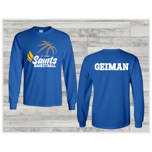 Saints Basketball Warm Up Shirt